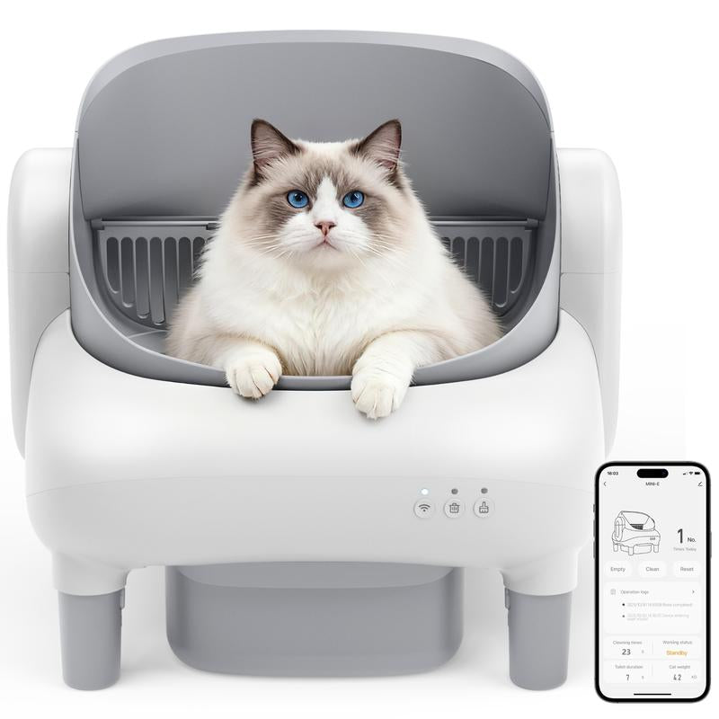 FUMOI Smart Self-Cleaning Litter Box for Multiple Cats | APP Control, Safety Sensors & Odor-Lock Design, 10.5L Bin, Cat Litterbox #Tiktokshopblackfriday