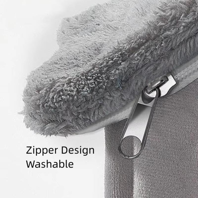 Breathable Warm Plush Pet House, Indoor Outdoor Dog Bed with Sponge Filling, All-Season Small Medium Breed Kennel for Dogs & Cats