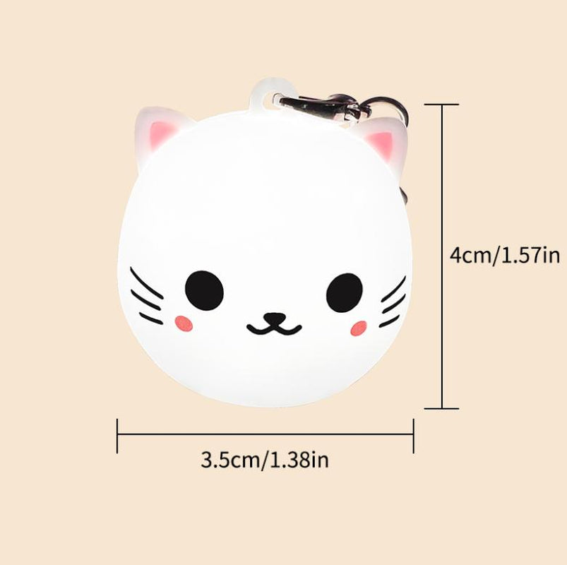 Rechargeable Exquisite and Compact Cute Pet Backpack Tote Bag Backpack Luminous Pendant, Camping Tent with Sleep Hanging Lamp Holiday Gift Kitten Silicone Decompression Pat Small Night Light