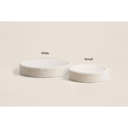 Kip Cat Bed - Faux Shearling Bed, Nest-Like Comfort, Anti-Slip Bottom, Cute Cat Bed