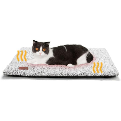 [Black Friday]Self-Heating Cat Bed, Self-Heating Cat and Dog Mat, Super Warm Pet Mat Suitable for Indoor and Outdoor Pets, with Removable Cover, Non-Slip Bottom, Washable, Non-Electric