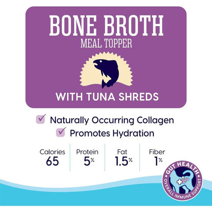 Solid Gold Bone Broth Tuna Meal Topper for Cats