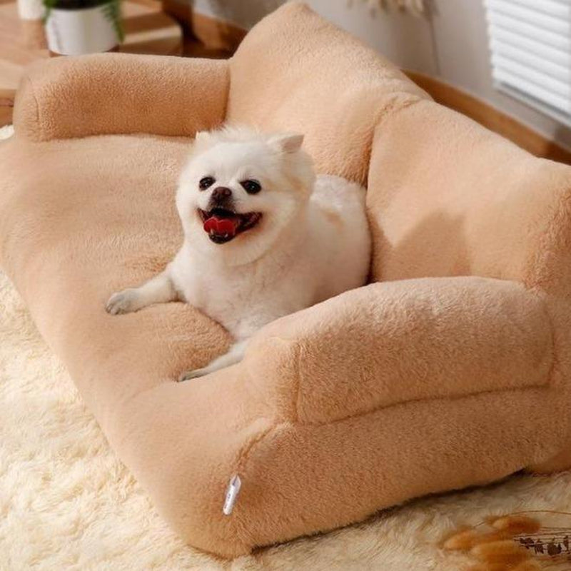 Pet Supplies Washable and Prevents Cats from Catching a Cold Flannel Warm Cat Sofa Pet Kennel Pet Furniture Pet and Small Dog Fluffy Cloud Bed Kitten Condo Dog Bed Dog Beds