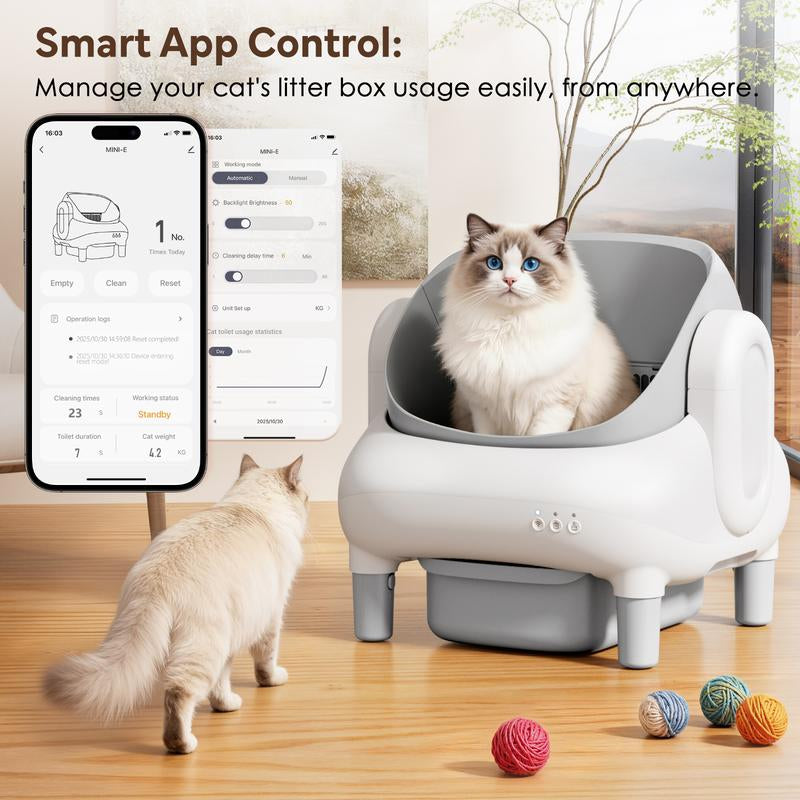 FUMOI Smart Self-Cleaning Litter Box for Multiple Cats | APP Control, Safety Sensors & Odor-Lock Design, 10.5L Bin, Cat Litterbox #Tiktokshopblackfriday