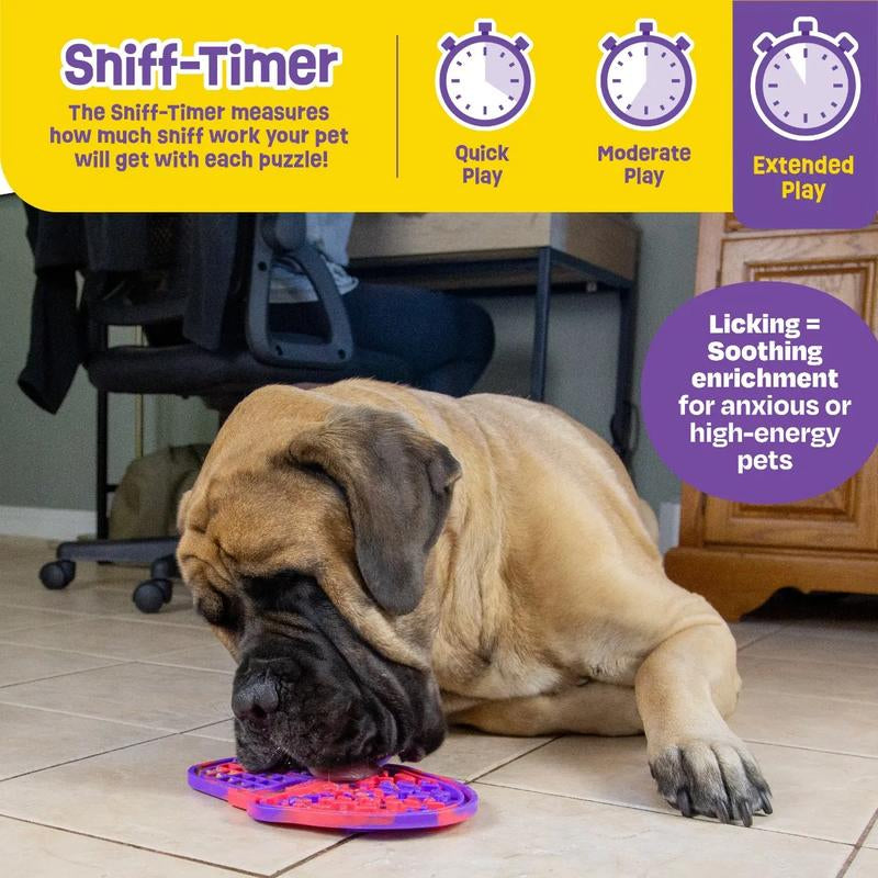 Brightkins Lick Mat, Food Rubber Mat and Snuffle Pet Supplies, Enrichment Puppy Pads Essentials Products, Anxiety Relief Items, Interactive Dog Toys