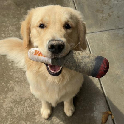 Parody Joint Dog Chew Toy with Squeaker - Funny Pet Toys for Small, Medium, and Large Dogs.