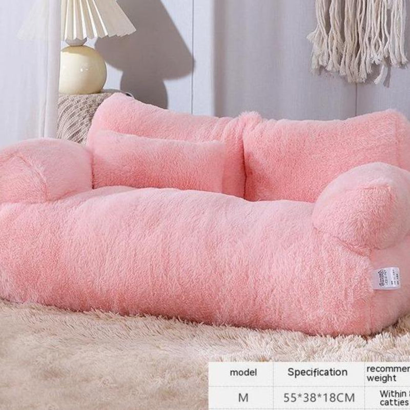 Pet Supplies Washable and Prevents Cats from Catching a Cold Flannel Warm Cat Sofa Pet Kennel Pet Furniture Pet and Small Dog Fluffy Cloud Bed Kitten Condo Dog Bed Dog Beds