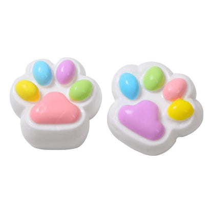 FUFUSQUISHY Cat Paw Squishy - Multi-Color Soft Kawaii Stress Relief Squishy for Anxiety, Cute Gift for Squishy Collectors
