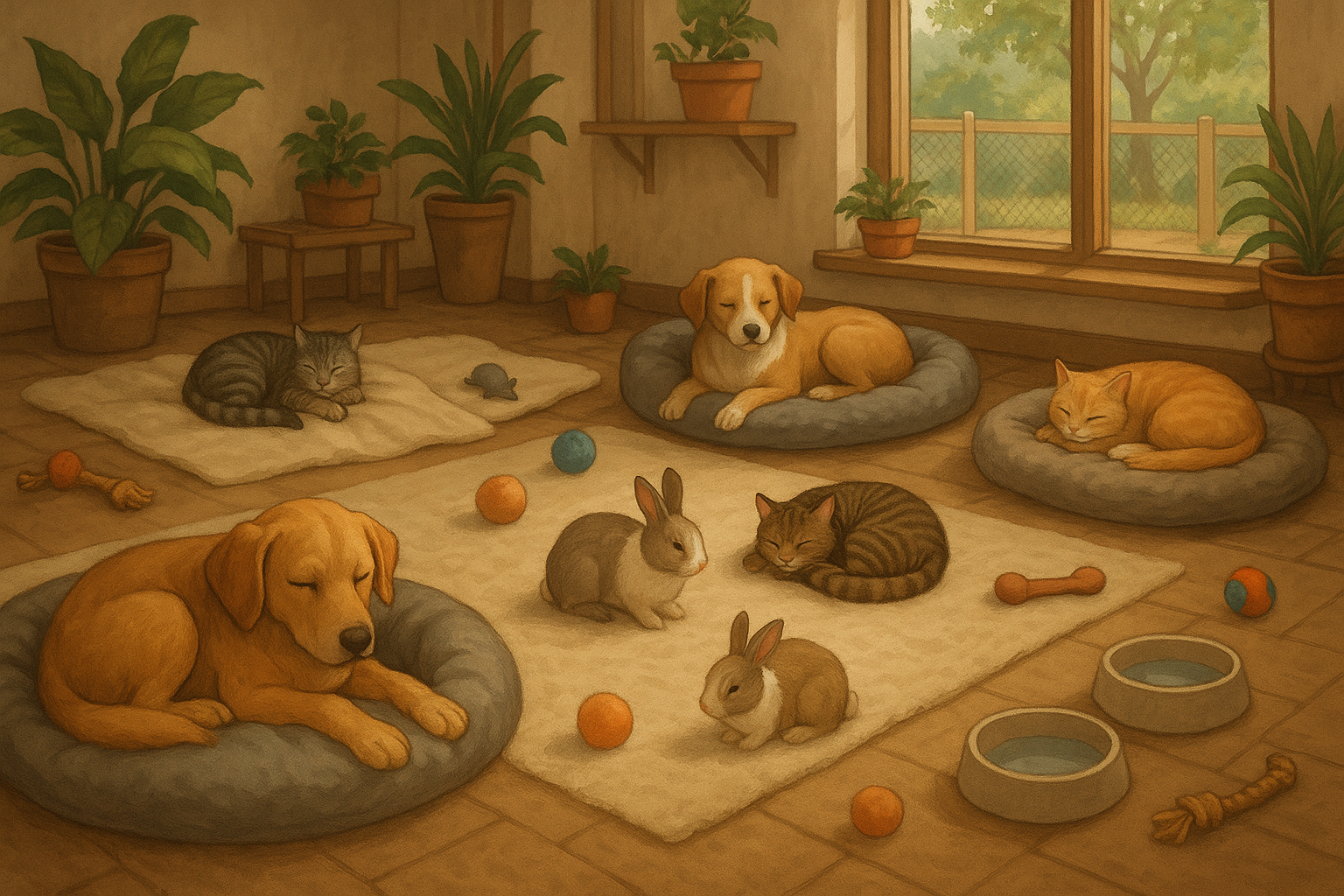 A safe place for pets animals