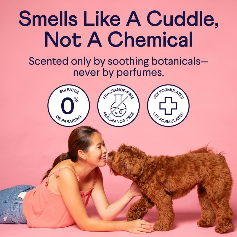 FINN Fur Hero Vet-Formulated Shampoo for Dogs with Aloe Vitamin E & Coconut Cleansers Natural Chamomile Scent Softens Shine First Use