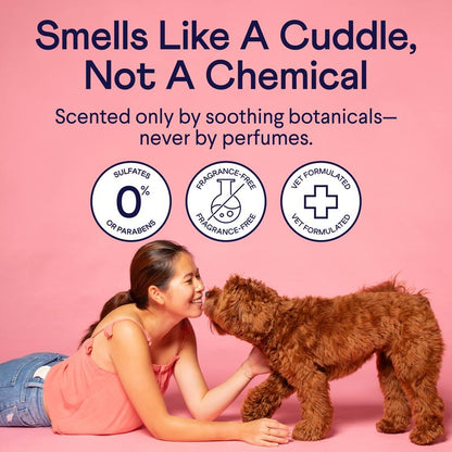 FINN Fur Hero Vet-Formulated Shampoo for Dogs with Aloe Vitamin E & Coconut Cleansers Natural Chamomile Scent Softens Shine First Use