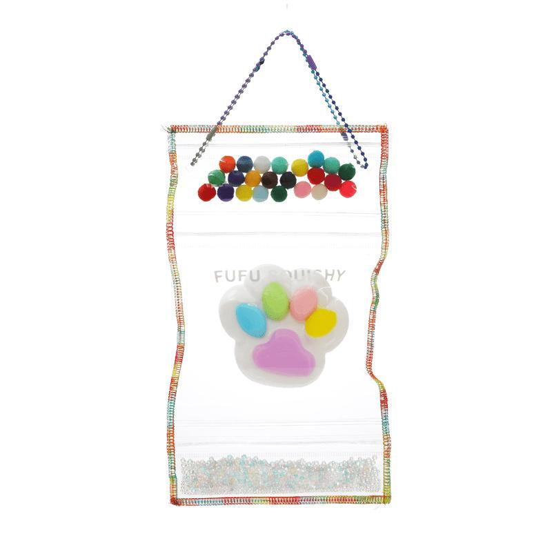 FUFUSQUISHY Cat Paw Squishy - Multi-Color Soft Kawaii Stress Relief Squishy for Anxiety, Cute Gift for Squishy Collectors