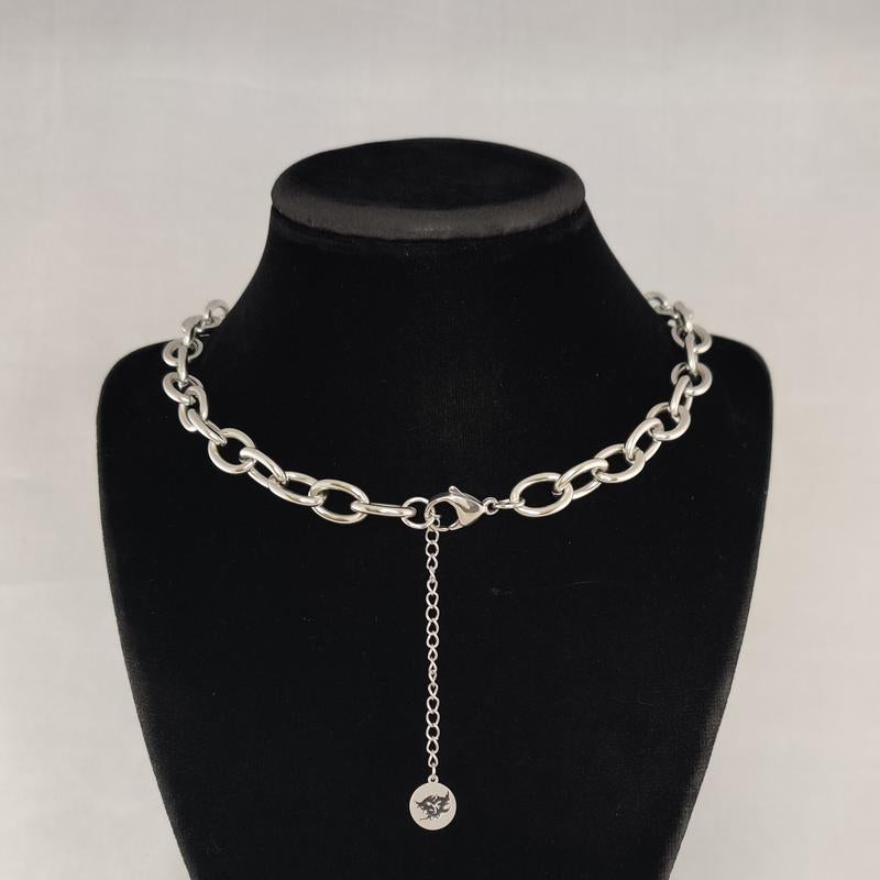 Pet Name Chain Choker- Stainless Steel, Chunky, Bold, Durable - Altcultures