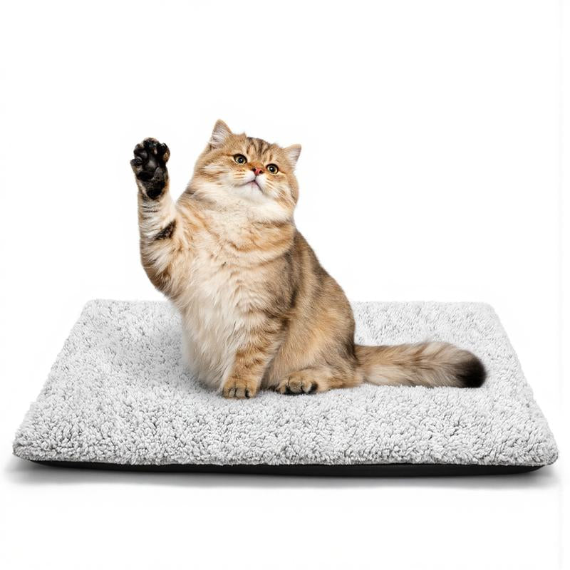 [Black Friday]Self-Heating Cat Bed, Self-Heating Cat and Dog Mat, Super Warm Pet Mat Suitable for Indoor and Outdoor Pets, with Removable Cover, Non-Slip Bottom, Washable, Non-Electric
