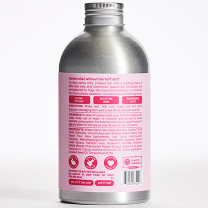 FINN Fur Hero Vet-Formulated Shampoo for Dogs with Aloe Vitamin E & Coconut Cleansers Natural Chamomile Scent Softens Shine First Use
